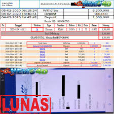 Bukti Pembayaran Lunas Bermain Di Nemo4d Di 2020 Mainan Periode Tanggal