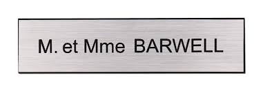 Plaque Nom Boite Aux Lettres Qu Ecrire Sur Sa Boite A Lettres Tgl Creation