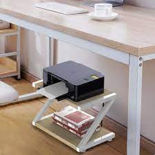24 clever storage ideas for your desk printer under small floating wood fireplace mantel