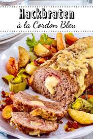 Hackbraten A La Cordon Bleu Rezept Lecker Hackbraten Rezept Rezepte Hackbraten
