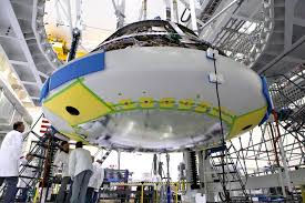 In 2013, nasa announced that the european space agency will build orion's service module using hardware that was developed for the automated transfer vehicle (atv), a cargo ship built to service the international. Nasa Installs Largest Ever Heat Shield On Orion Spacecraft Autoevolution