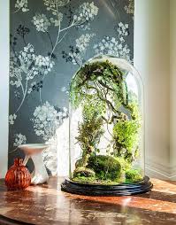 5 Ways To Decorate With A Glass Dome Curio Dome Glass Cloche Bell Jar Interior Decor Ideas Citys Artificial Plant Arrangements Plant Decor Artificial Plants