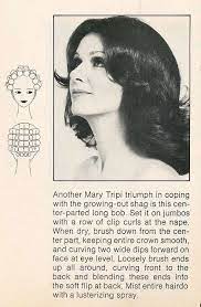 Early 1970s Hair Patterns Hair Setting Patterns Vintage Curls