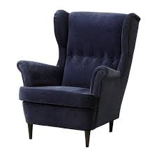 Ikea Strandmon Wing Chair Navy Blue Vintage Look Why All The Fuss Poltrona Bergere Sedia Ikea Ikea
