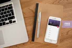 Http Downloadpsd Com Wp Content Uploads Iphone 6 On Desk Photo Mockup Free Psd Jpg Mockup Free Psd Free Iphone 6 Mockup Free Psd Download