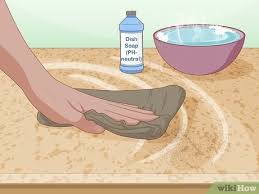 Use a lightly damp, clean washcloth. 4 Ways To Polish Granite Wikihow