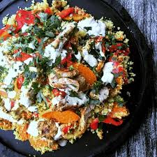 Donna hay kitchen tools, homewares, books and baking mixes. Eat Fast And Live Longer A 5 2 Fast Diet Recipe Idea Under 400 Calories Warm Cauliflower Couscous With Grilled Chermoula Spiced Chicken Roast Pumpkin And Capsicum The Paddington Foodie