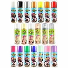 Try a new color every day of the week! Colour And Glitter Hair Spray Kids Safe Temporary Wash Out Coloured Hairspray Ebay