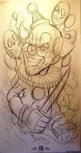 Tony Ciavarro 101 Half Sleeves Dibujos A Lapiz Dibujos Molones Tatuaje De Payaso