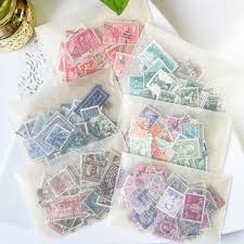 50 Vintage USED Stamps Stamps From Around the World Canceled Stamps Junk  Journal Supply Journaling Supplies Vintage Ephemera
