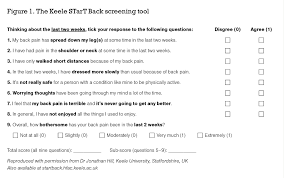 Image result for Start Back Screening Tool