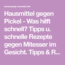 Hausmittel Gegen Pickel Was Hilft Schnelle Tipps Beauty Blog Haut Hausmittel Gegen Pickel Pickel Heilmittel Hausmittel