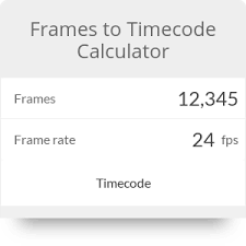 Timecode Calculator Calculator Calculators
