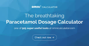 Paracetamol Dosage Calculator Omni