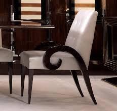 Sculptural Walnut Dining Chairs Finished In High Gloss Solid Walnut Wood With Sculptural Scrol Walnut Dining Chairs Walnut Dining Chair Farmhouse Table Chairs