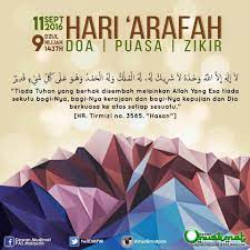 Kelebihan Hari Arafah Hari Arafah Arafah Wisdom
