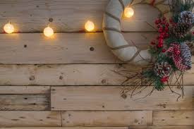 Christmas is coming and it is time to prepare. Christmas Decoration On Wooden Background Stockphoto