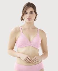 Perfecta Seamless Padded Bra Light Pink Glamorise Plus Size Bras Lingerie