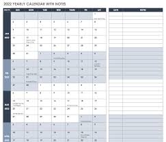 free excel calendar templates