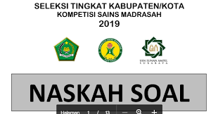 السلام عليكم و رحمة الله و بركاته. Download Soal Asli Ksm 2019 Ma Tingkat Kabupaten Kota Dan Kunci Jawaban Catatan Kimia Catatan Kimia