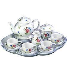 Andrea By Sadek Colonial Childrens Tea Party Set Kids Tea Set Porcelain Tea Set Tea Set