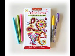 Good vibes coloring book • design originals new nwt color joy coloring products drink coasters 6 designs. Color Love Coloring Book Slideshow Youtube