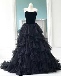 Princess Black Tulle Sweetheart Neck Long Multi Layer Evening Dress Prom Gown From Sweetheart Dress Ball Gowns Black Ball Gown Tulle Prom Dress