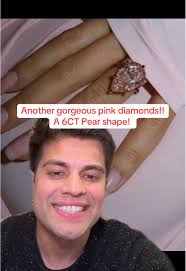 Gorgeous 6 Carat Intense Pink Diamond Engagement Ring