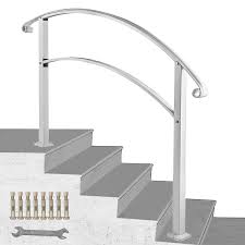 Check spelling or type a new query. Vevor 5 Step Adjustable Handrail Fits 1 Or 5 Steps Matte White Stair Rail Wrought Iron Handrail With Installation Kit Hand Rails For Outdoor Steps Walmart Com Walmart Com