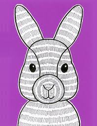 Bunny love nose rub drawing. How To Draw A Bunny Face Art Projects For Kids