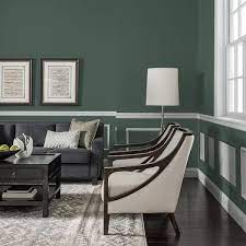 Dark Green Velvet Satin Interior Paint