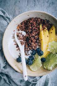 Beauty Boosting Chocolate Quinoa Breakfast Bowls Recipe Food Quinoa Breakfast Bowl Quinoa Breakfast