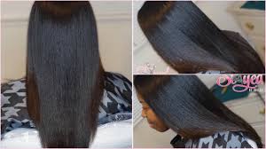 A silk press on 4b hair. Salon Work Silk Press On Natural Hair Slayedbyshellysaturdays Youtube