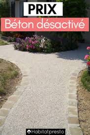 Prix Du Beton Desactive Au M Calculez Votre Budget Facilement Beton Desactive Terrasse Beton Amenagement Jardin Facade
