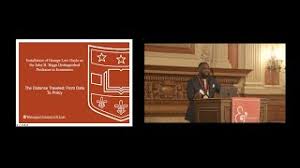 Gayle installed as John H. Biggs Distinguished Professor in Economics