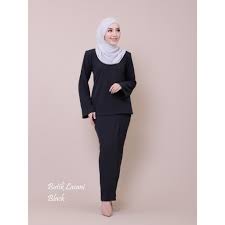 Beli baju kurung moden lace terkini @ lovelysuri. Baju Kurung Pendek Lasani Moden Mini Kurung Baju Raya Pln Ironless Kain Lipat Depan Kain Como Crepe Shopee Singapore