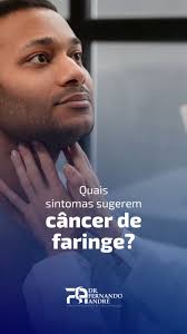 ▫️O câncer de faringe pode começar de forma silenciosa e, por isso, muitas  vezes é confundido com problemas simples, como uma dor de garganta que não  melhora. , Mas quando os sintomas persistem, é ...