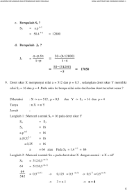 Contoh soal deret menghitung jumlah penduduk matematika ekonomi contoh file soal matematika kelas 12 smk beserta jawabannya : Contoh Soal Matekbis I Pdf Download Gratis