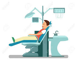 Dentist Visit Teeth Checkup Vector Illustration Young Man In Royalty Free Cliparts Vectors And Stock Illustration Image 123136239