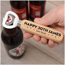 Finding an absolutely ideal & unique birthday gift for her is not a cakewalk especially if the woman is an important part of your life. 30th Birthday Gifts For Him Personalised 18th 21st 30th 40th 50th 60th Birthday Gifts For Dad Son Men Grandad Any Age Name Wood Beer Drinks Bottle Opener
