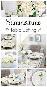 21 simple summer table decorating ideas. Summer Table Setting For Entertaining Town Country Living