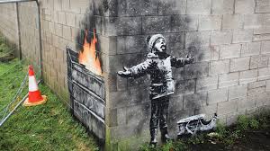 Arguably the most controversial street artist in the world, the works of banksy have become a subculture in their own right. Banksy S Latest Mural Is A Haunting Take On Air Pollution Ecowatch