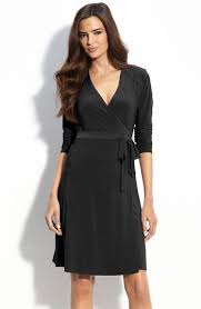 Komarov Jersey Wrap Dress Available At Nordstrom Jersey Wrap Dress Black Wrap Dress Wrap Dress