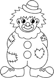 Clown Coloring Pages Coloring Picture Of A Badly Equipped Clown Clown Basteln Vorlage Ausmalbilder Fasching Fasching Basteln