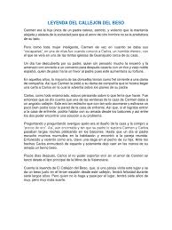 Spanish audio | listening exercises for spanish students | some content © by fluencyprof. Leyenda Del Callejon Del Beso Pdf