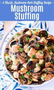 Homemade Mushroom Stuffing Recipe Veggie Recipes Healthy Stuffed Mushrooms Vegetarian Recipes Easy