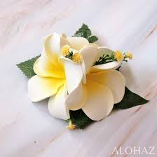 10 inches long each kanoa hawaii. Alohaz Plumeria Summer Hawaiian Flower Hair Clip