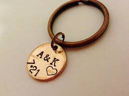 What about the 7the year anniversary? Personalized Penny Keychain 7 Year Anniversary Gift For Men 7th 1st Anniversary 1 Year Anniversary Gift For Him Her Boyfriend 2014 2021 By Amysuecrafts Catch My Party