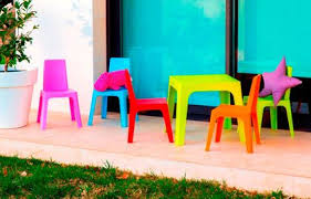 Table, chaise et salon de jardin enfant : Salon De Jardin Enfant Selection De Mobilier Outdoor Cote Maison