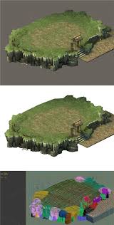 Game Model Small Village Hill Road 02 In 2020 Environment Concept Art Castle On The Hill Castle Project
